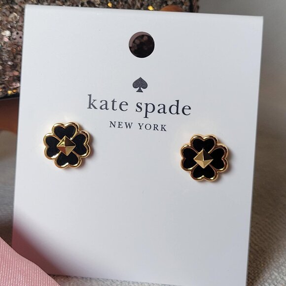 Kate Spade Glitter Clutch - Gold and Black - Picture 3 of 5